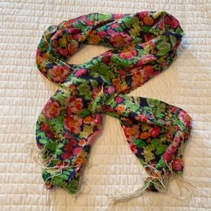 Lilly Pulitzer cashmere and silk scarf